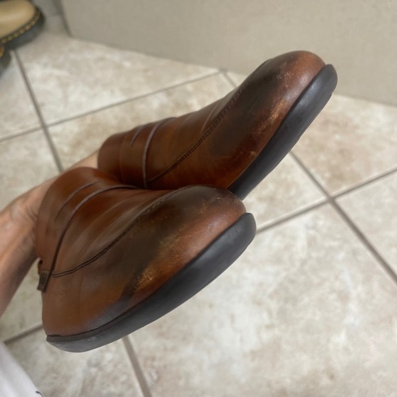 Harrys of London Mens‎ Brown Leather Penny Loafers Made in Italy Size 42 USA z9 main image 11